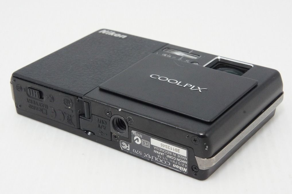 Nikon ニコン COOLPIX S70 コンパクトデジタルカメラ マットブラック