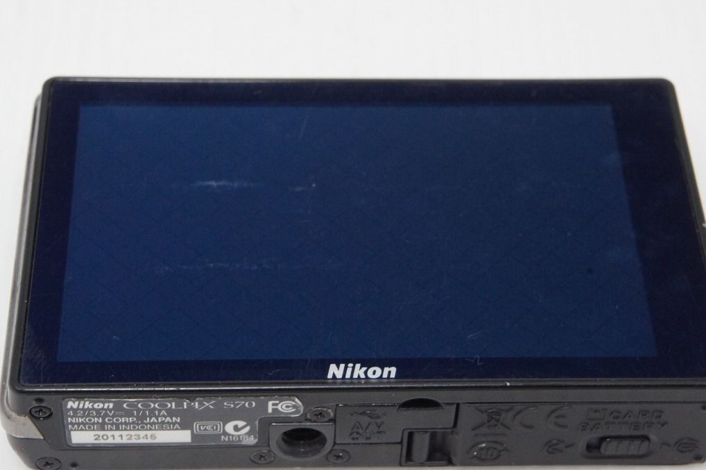 Nikon ニコン COOLPIX S70 コンパクトデジタルカメラ マットブラック