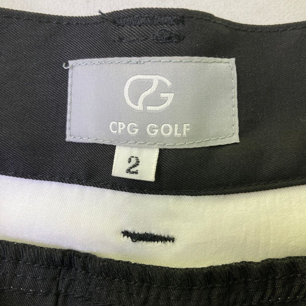 サイズ：2 CPG GOLF シーピージーゴルフ 1206-24207 スカート ブラック