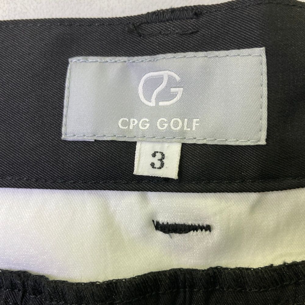 サイズ：3 CPG GOLF シーピージーゴルフ 1206-24207 スカート ブラック
