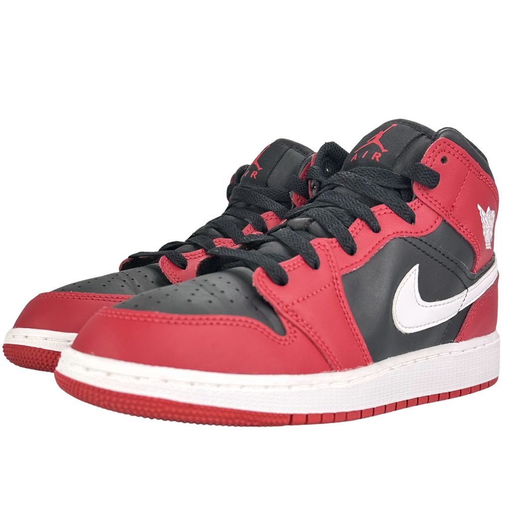 NIKE AIR JORDAN 1 MID BLACK GYM RED WHITE ナイキ エア ジョーダン 1 
