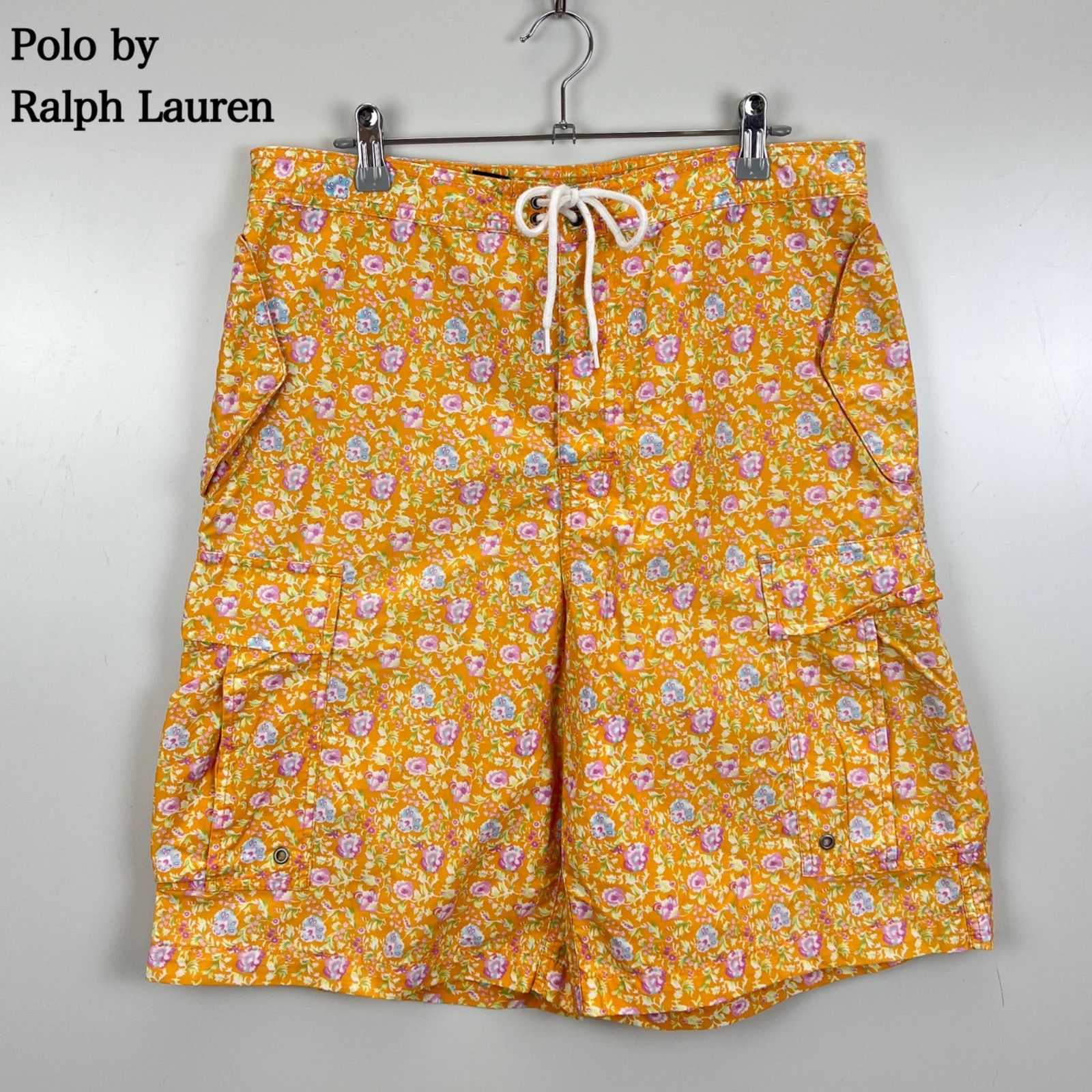 Polo by Ralph Lauren 00s archive flower pattern half cargo pants 