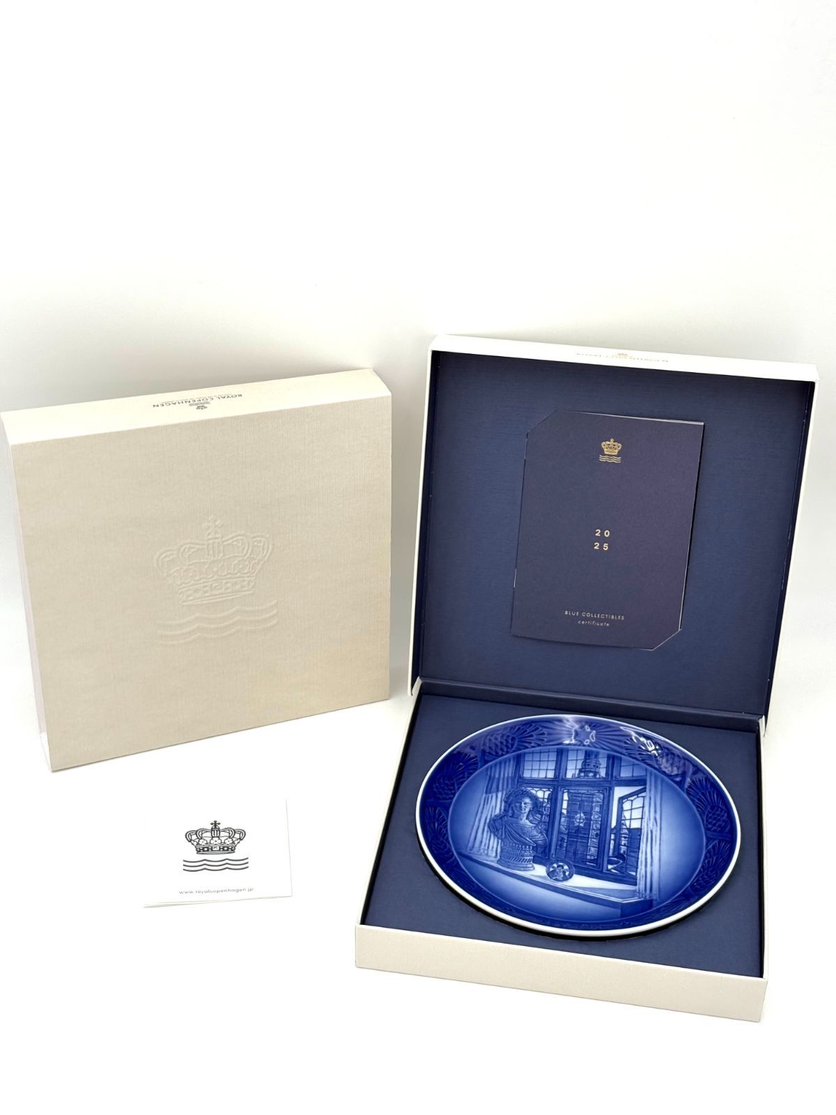 【未使用保管品】ロイヤルコペンハーゲン　RoyalCopenhagen　2025年　イヤープレート　箱付き