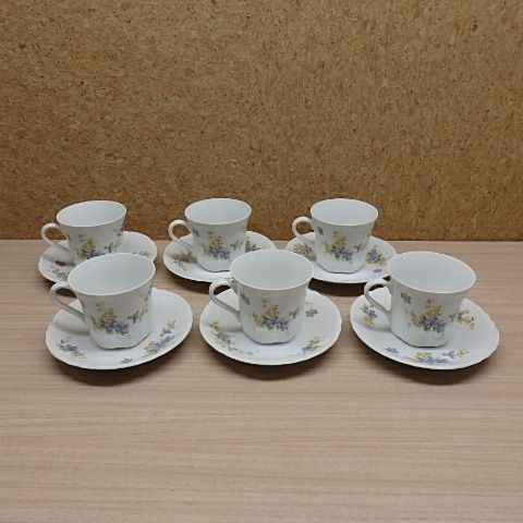 フッチェンロイター カップ＆ソーサー 6客セット Hutschenreuther