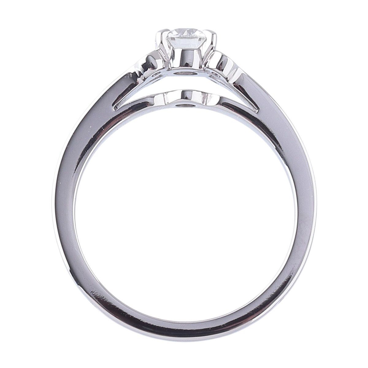 カルティエ バレリーナ ソリテール リング ダイヤ0.35ct H-VVS1-3EX