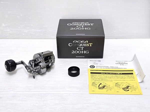【中古品】 シマノ SHIMANO ベイトリール 右ハンドル 25 オシアコンクエストCT 200HG 箱あり 〇YR-20012〇