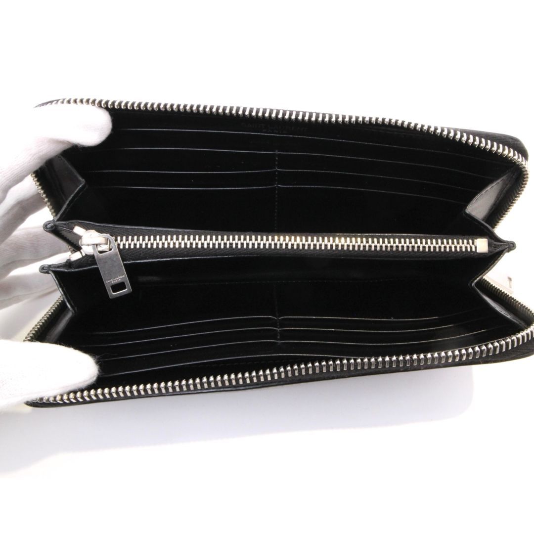 ☆【SAINT LAURENT サンローラン】 ラウンドジップウォレット 長財布