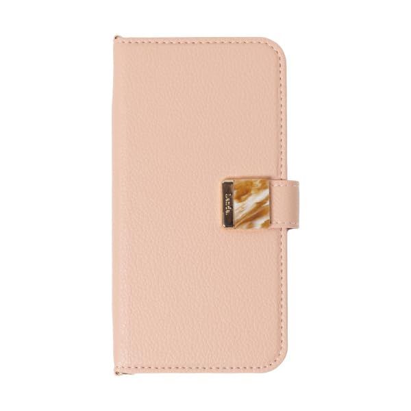 NATURAL design iPhone 16 Pro ケース 手帳型 シンプル おしゃれ フラップ Landa. (レトロピーチ)