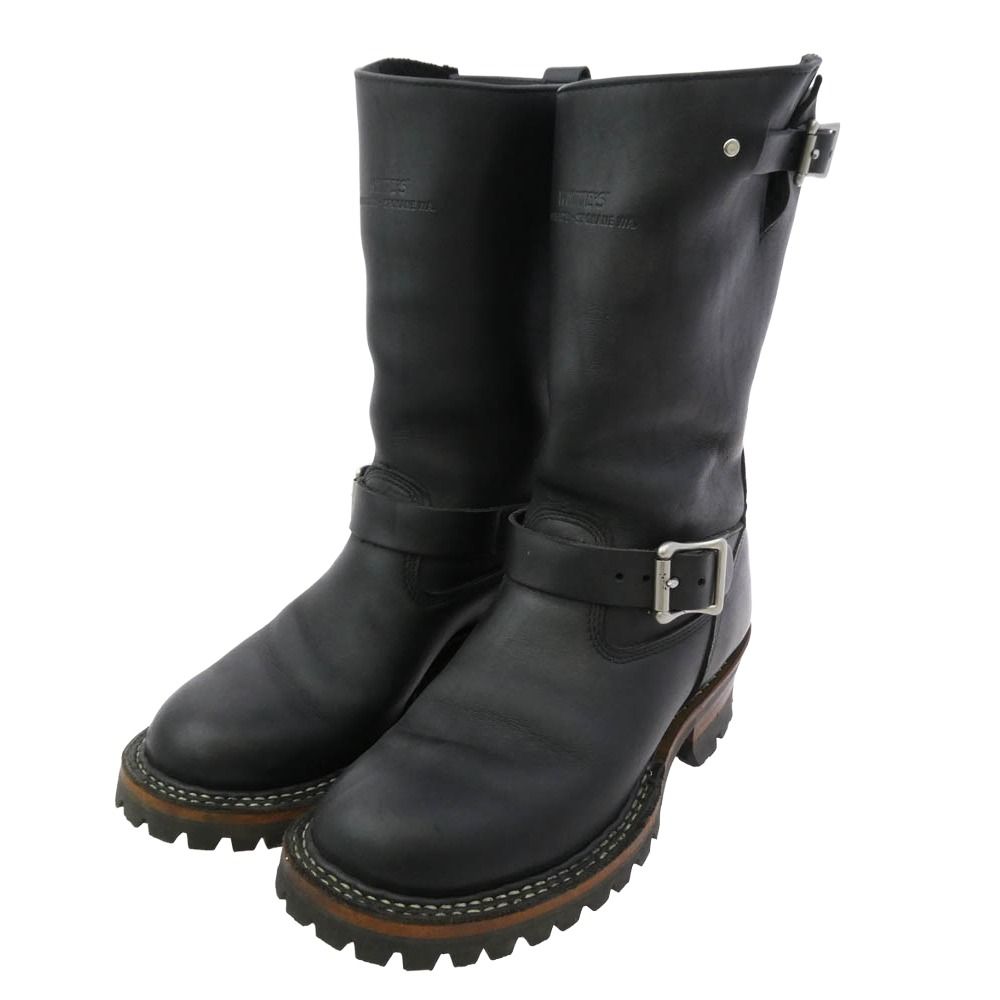 WHITE'S BOOTS ホワイツブーツ NOMAD Vib Sole ノマド ビブラムソール レザー エンジニアブーツ ブラック系 9.5【中古】