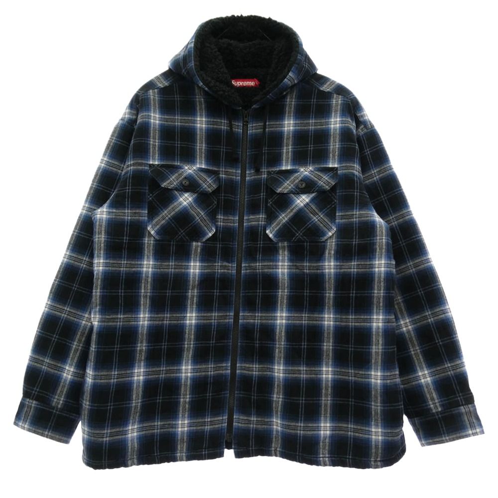 まみ　Supreme ブラック フード付きパーカー Supreme ブラック フード付きパーカー まみ Supreme ブラック フード