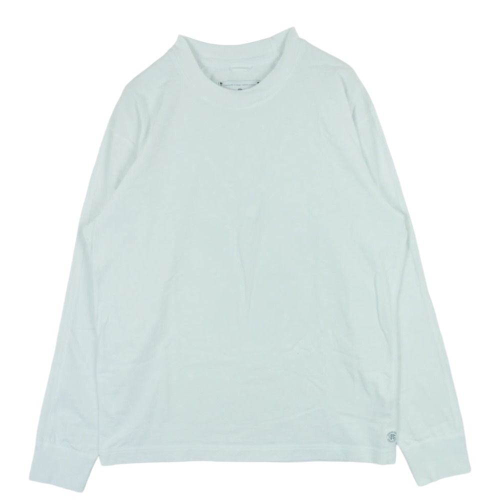 REIGNING CHAMP クルーネックカットソー ホワイト S REIGNING CHAMP レイニングチャンプ クルーネック 長袖 Tシャツ