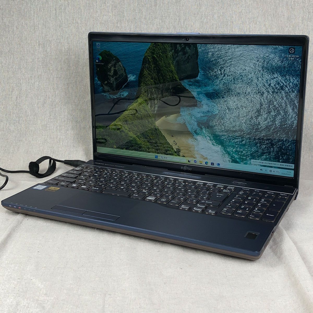 ◆ジャンク品◆ノートPC パソコン FUJITSU FMV LIFEBOOK AH77/B3 FMVA77B3LG【i7-8550U・メモリ8GB・SSD128GB】★充電不可/wb-junk-260974（039631） ノートPC ◇ジャンク品◇ノートPC パソコン FUJITSU FMV LIFEBOOK AH77