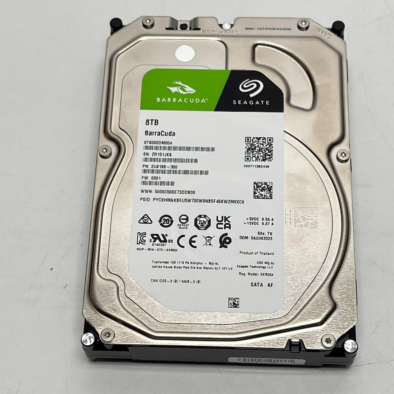 Seagate BarraCuda 3.5インチ 8TB 内蔵 ハードディスク HDD