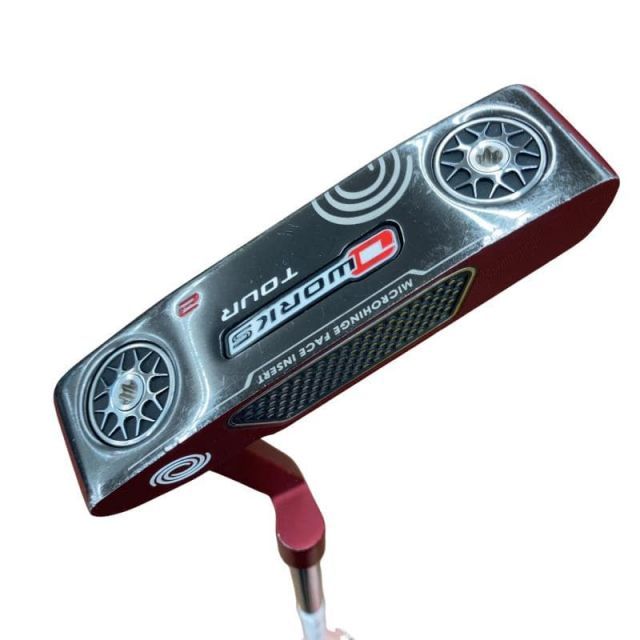 【中古】 オデッセイ O WORKS TOUR RED #2 34インチ パター PT スチール (フレックスその他) メンズ 男性用 右利き 右用 Cランク ゴルフクラブ