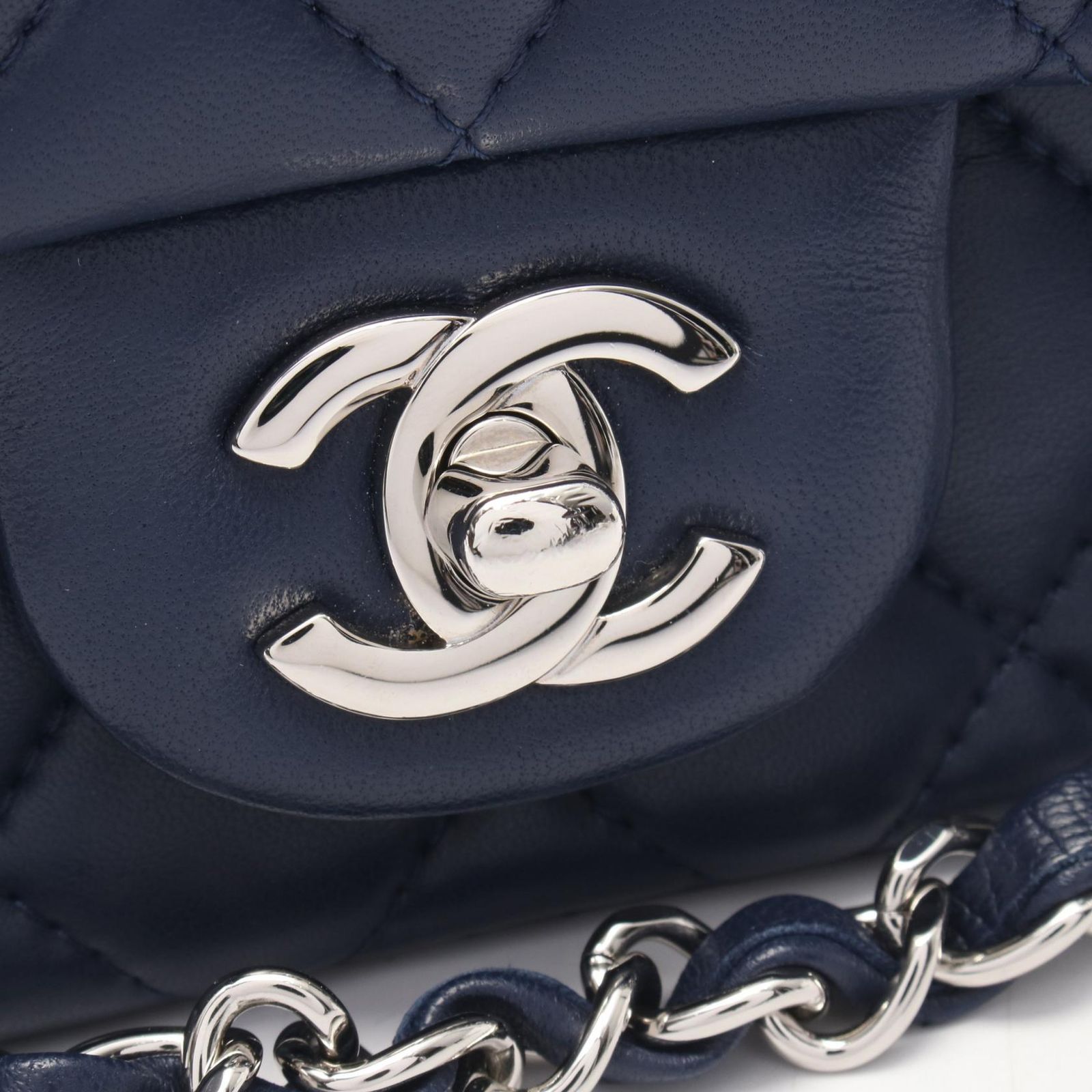 シャネル CHANEL ショルダーバッグ ミニマトラッセ ネイビー