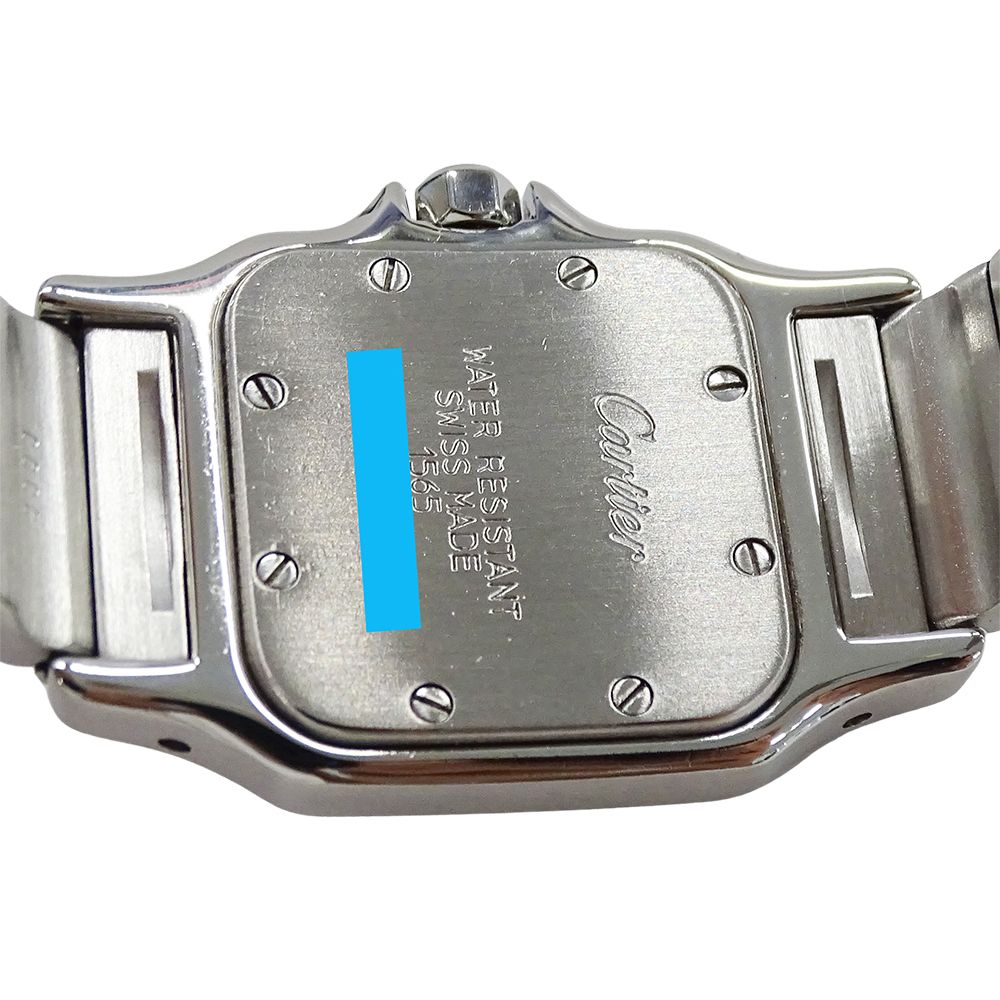 カルティエ サントスガルベ SM W20024D6 アイボリー レディース 腕時計 クォーツ 中古 銀蔵 中古】CARTIER SANTOS GALBEE SMALL MODEL カルティエ サントスガルベ