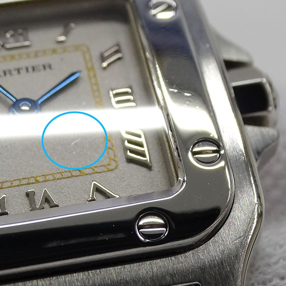 カルティエ サントスガルベ SM W20024D6 アイボリー レディース 腕時計 クォーツ 中古 銀蔵 中古】CARTIER SANTOS GALBEE SMALL MODEL カルティエ サントスガルベ
