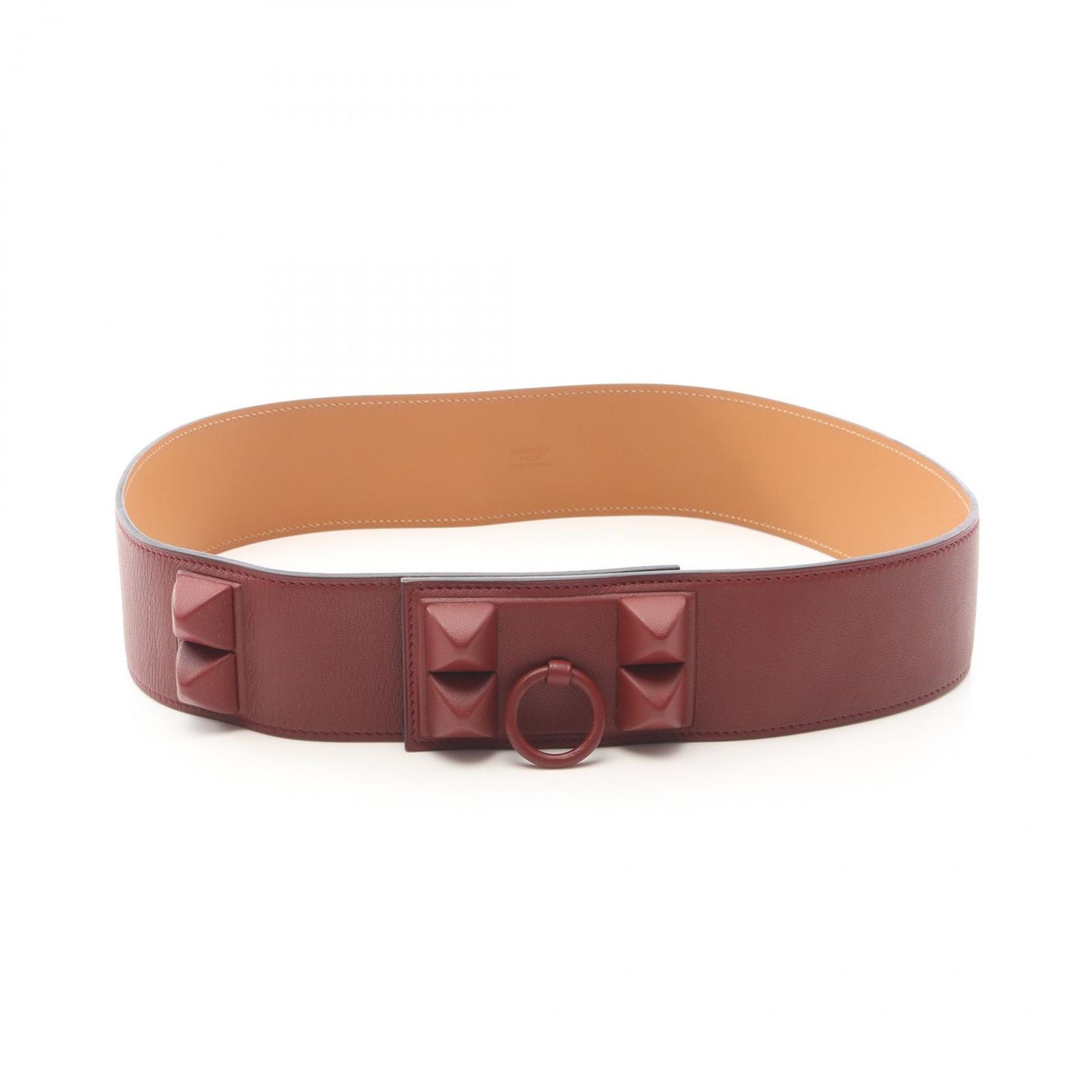 エルメス HERMES ベルト コリエドシアン レザー コリエドシアン ベルト レディース Used B