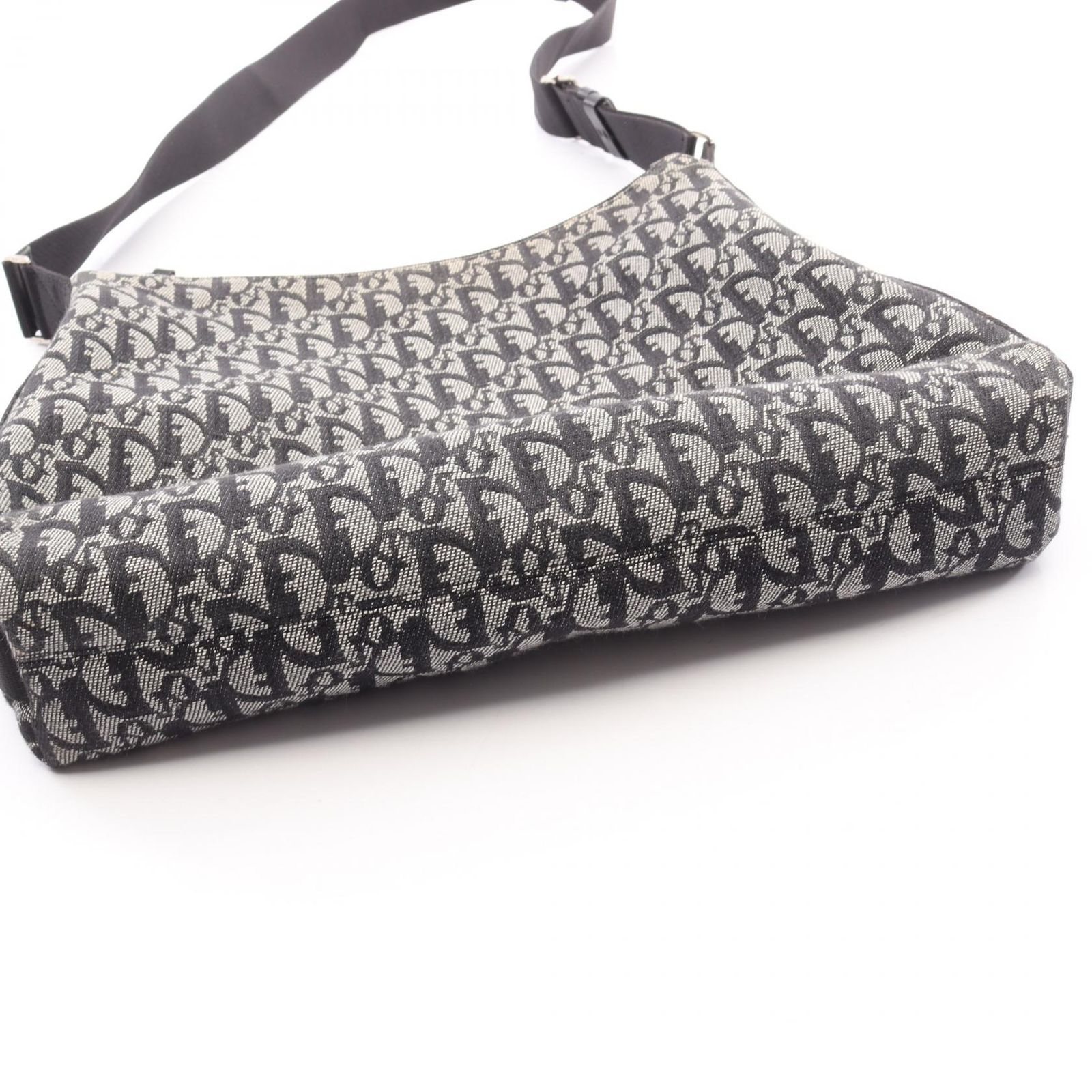 ディオール Dior ショルダーバッグ トロッター グレー/ブラック 