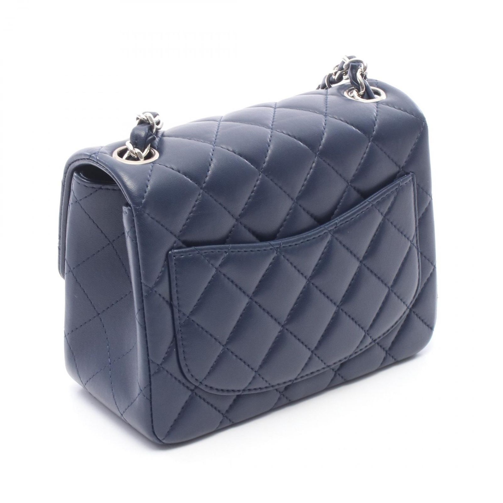 シャネル CHANEL ショルダーバッグ ミニマトラッセ ネイビー 