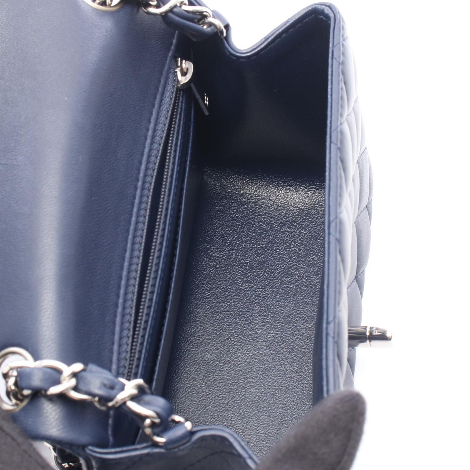 シャネル CHANEL ショルダーバッグ ミニマトラッセ ネイビー 