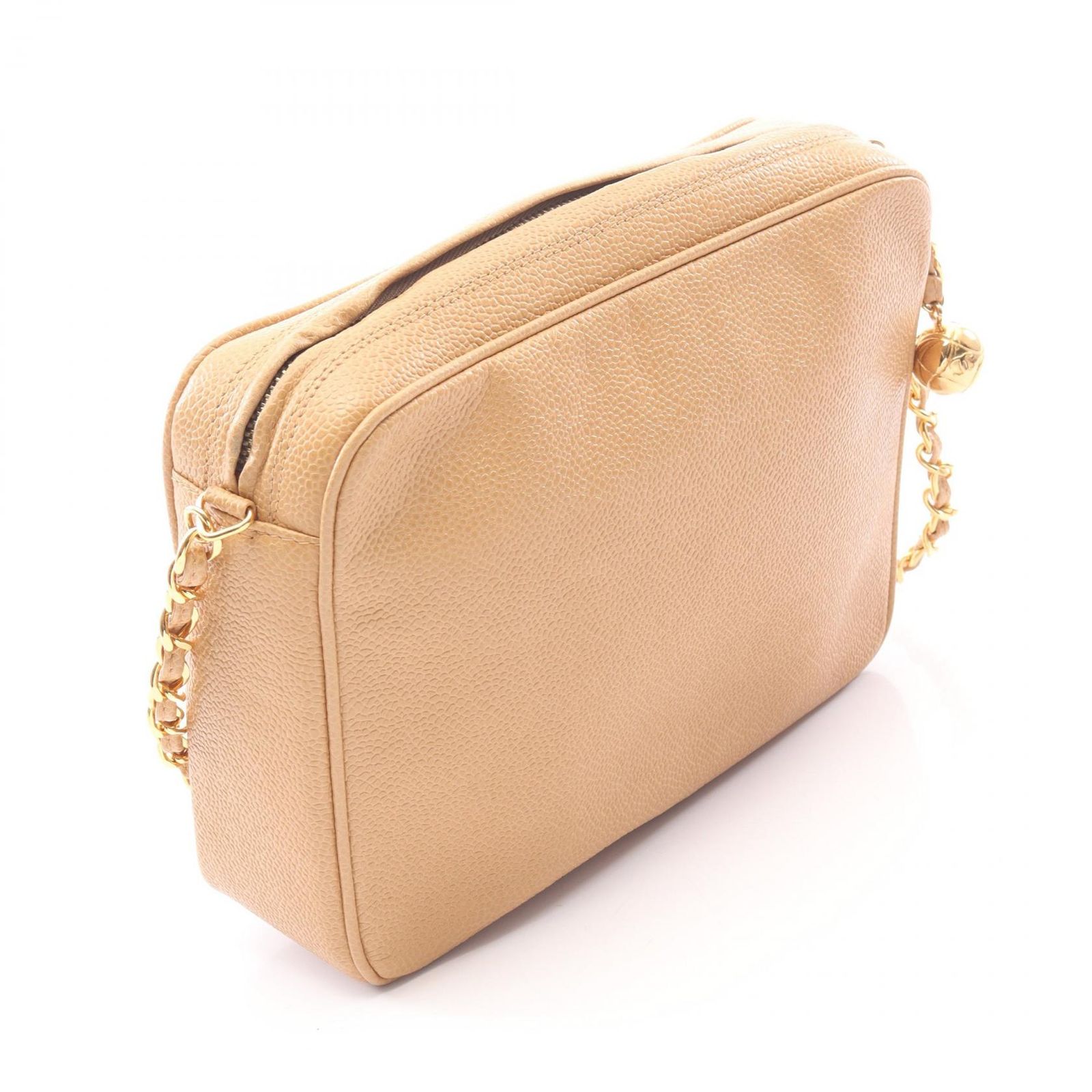 シャネル CHANEL ショルダーバッグ トリプルココマーク ベージュ 