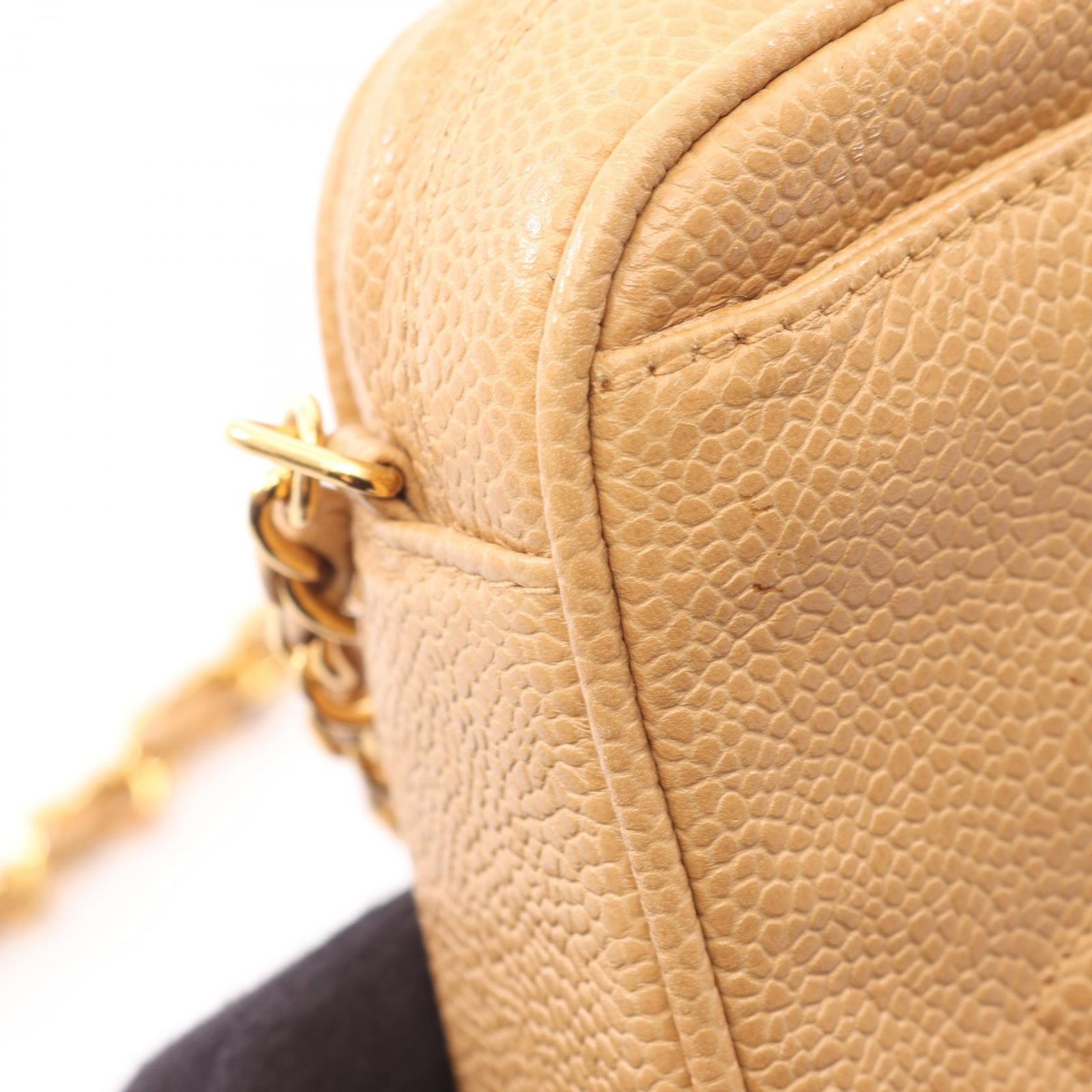 シャネル CHANEL ショルダーバッグ トリプルココマーク ベージュ 