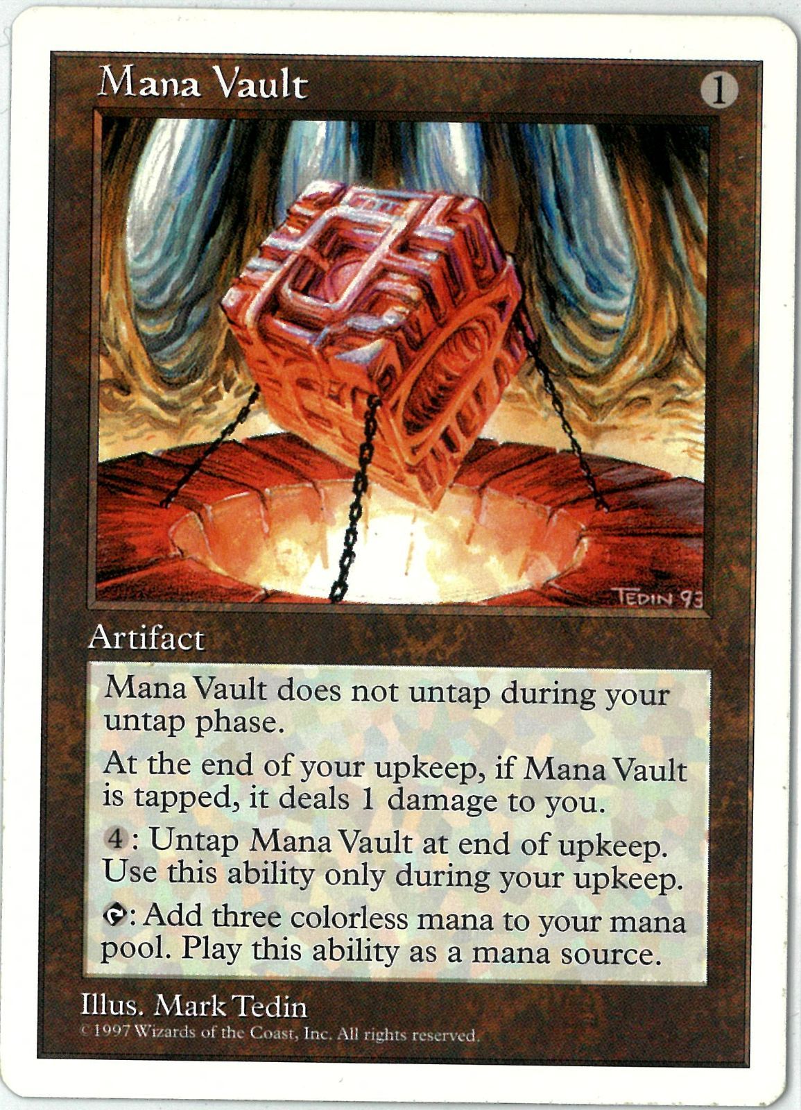 MTG/英語版/魔力の櫃/Mana Vault/第５版/Fifth Edition/5ED/388/449/EX