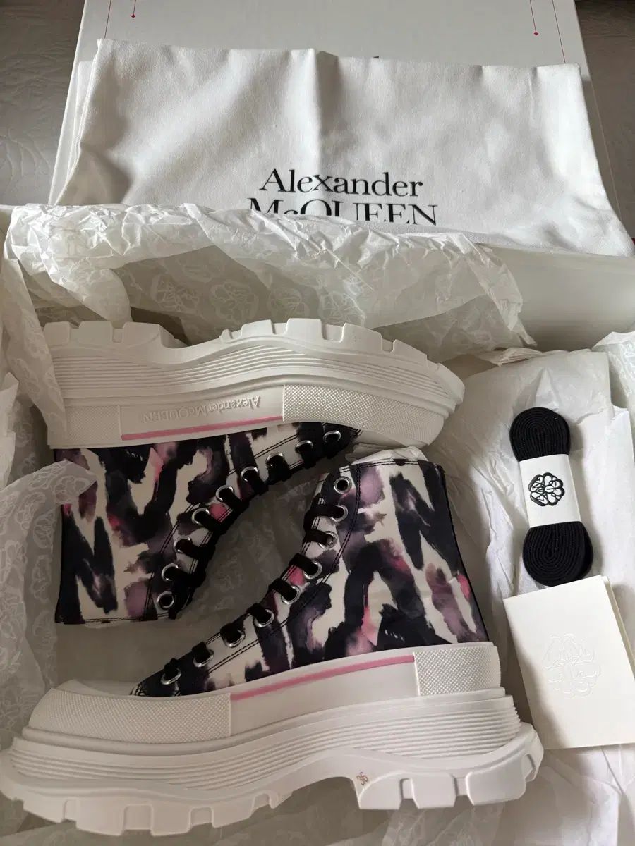 Alexander McQueen アレキサンダー・マックイーン ハイトップ ヒョウ柄 レオパード スニーカー 36