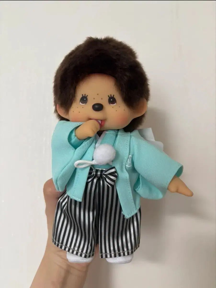 正規品 日本タグ付き モンチッチ 着物 男の子 ぬいぐるみ