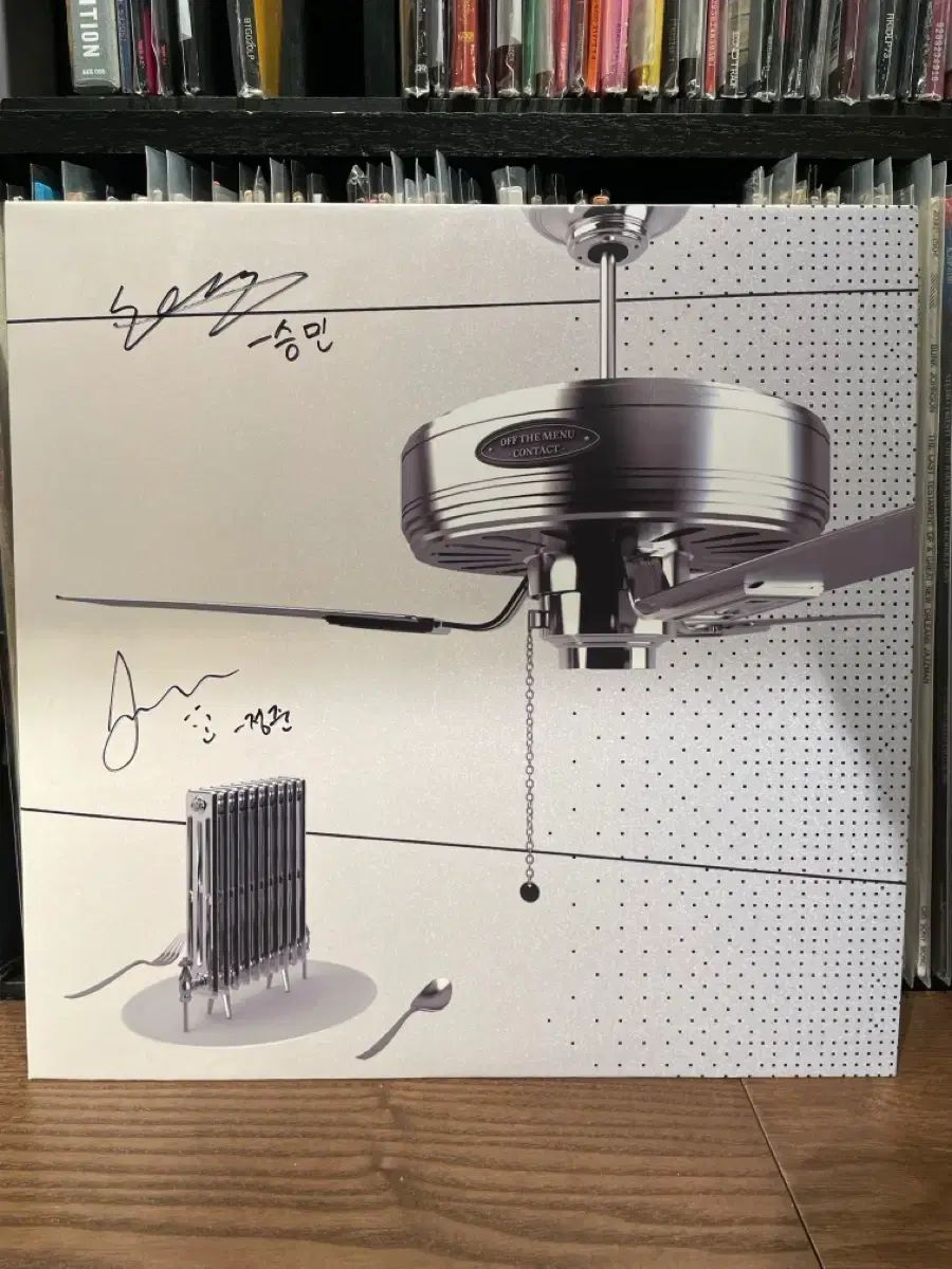 オフ・ザ・メニュー Contact LP 100 腸 限定版 限定盤 期間限定 スモーキー マーベルバーン サイン入り サイン