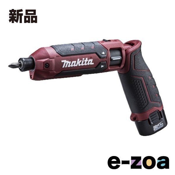 makita マキタ 充電式ペンインパクトドライバ 7.2V/25N・m/バッテリ2本/充電器/ケース/レッド TD023DHXAR (2682181)