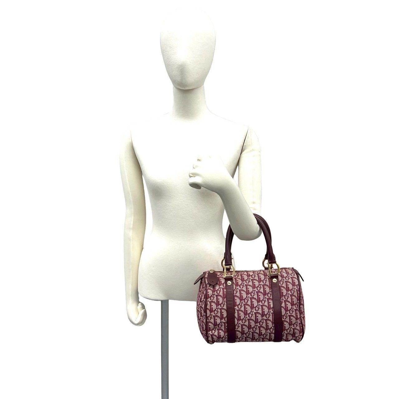 極 美品 Christian Dior ディオール ヴィンテージ トロッター柄