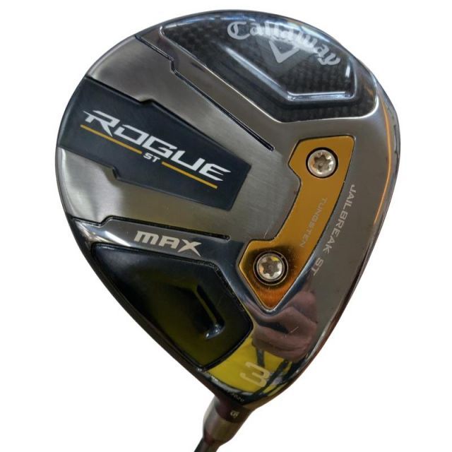 【中古】 キャロウェイ ROGUE ST MAX 3W フェアウェイウッド FW 純正特注シャフト (フレックスS) メンズ 男性用 右利き 右用 Cランク ゴルフクラブ