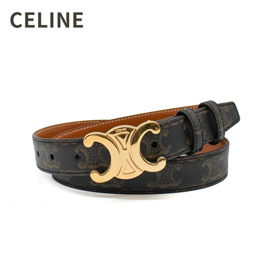 【新品商品】CELINE セリーヌ(45AK92ACO)トリオンフ ベルト 25MM