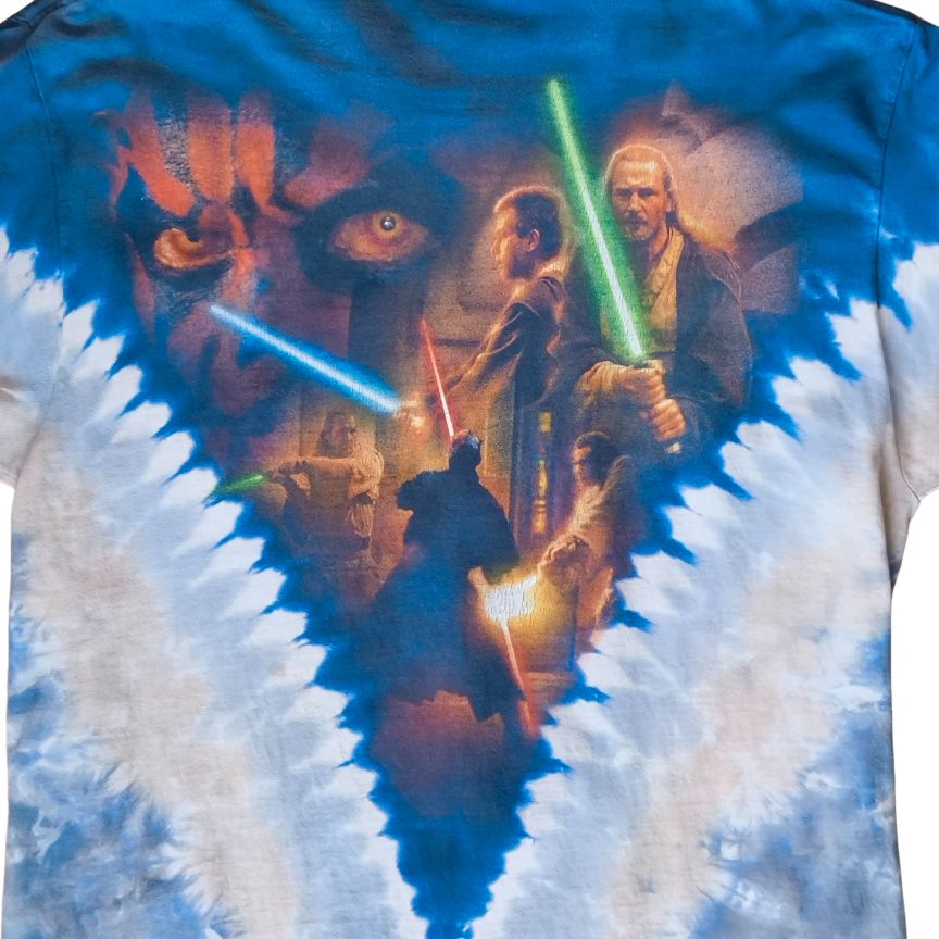 【L相当】STAR WARS スターウォーズ リキッドブルー　Liquid Blue　ダースモール　オビワン　クワイガン　Tシャツ　2610【古着】
