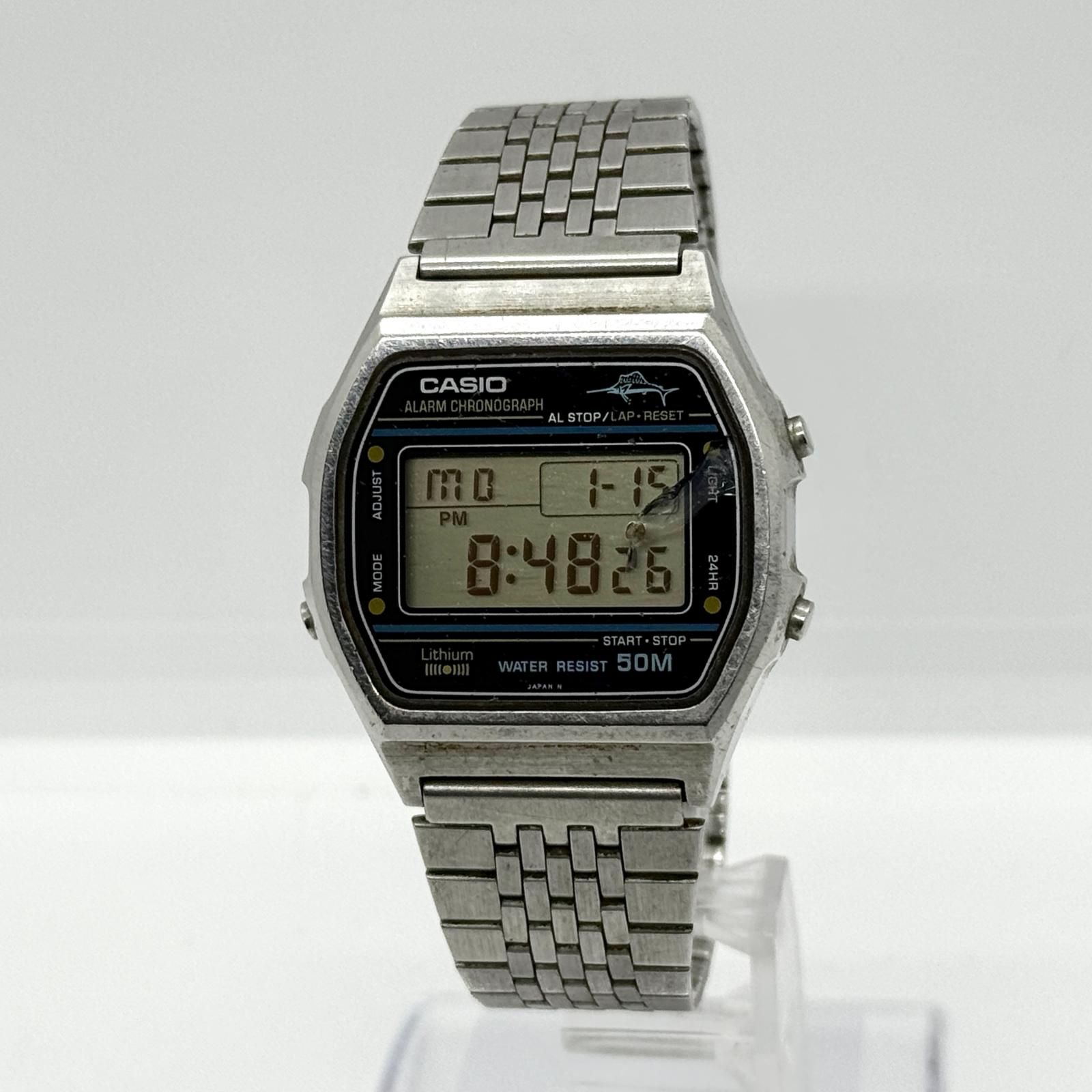 CASIO カシオ カジキ デジタル文字盤 QZ メンズ 腕時計 稼働品 - メルカリ