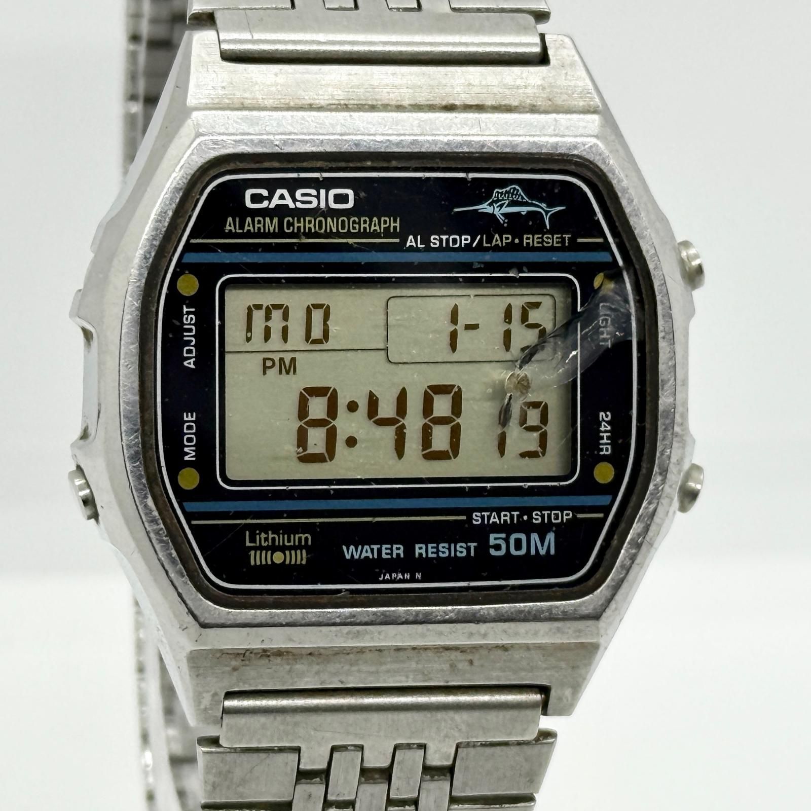 CASIO カシオ カジキ デジタル文字盤 QZ メンズ 腕時計 稼働品 - メルカリ
