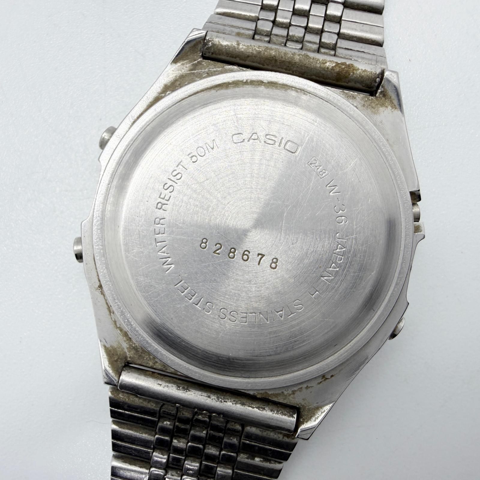 CASIO カシオ カジキ デジタル文字盤 QZ メンズ 腕時計 稼働品 - メルカリ