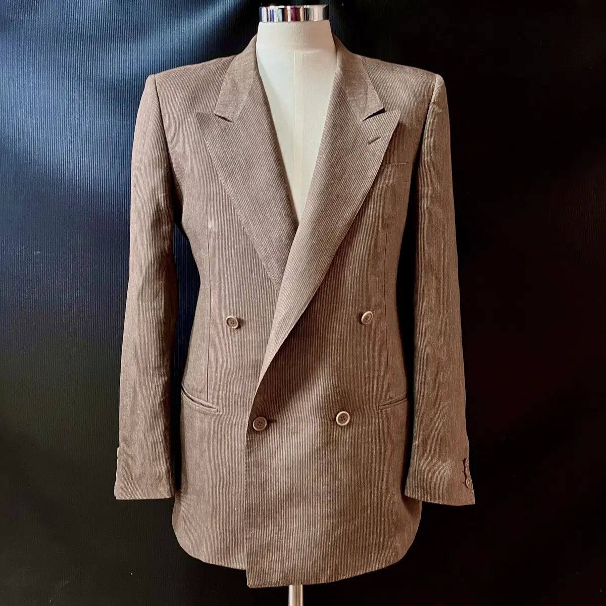 IT52) CORNELIANI コルネリアーニ Made in Italy リネン ダブル ブレスト 40,791円