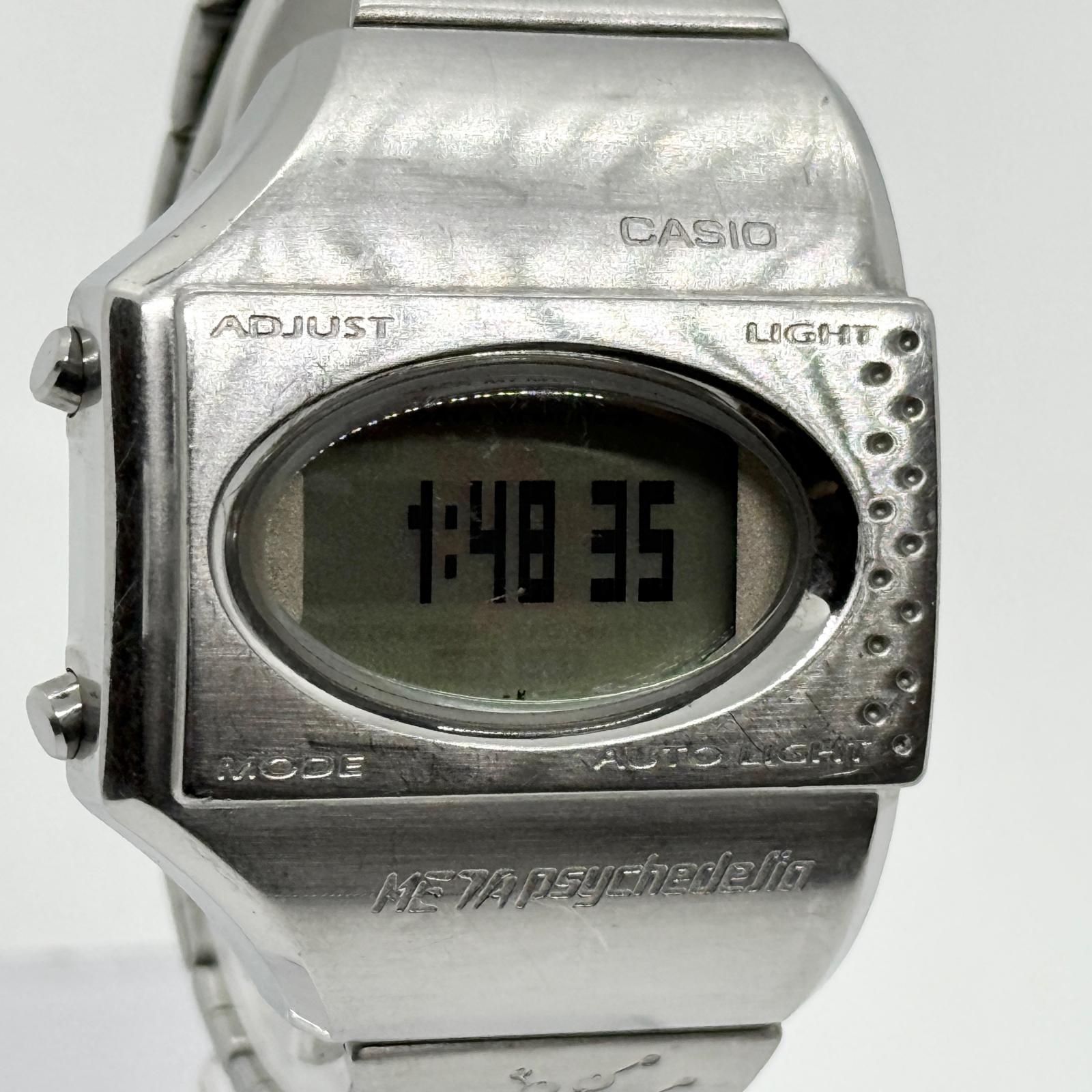 CASIO カシオ META PSYCHEDELIA ヴィンテージ デジタル文字盤 ME-100 