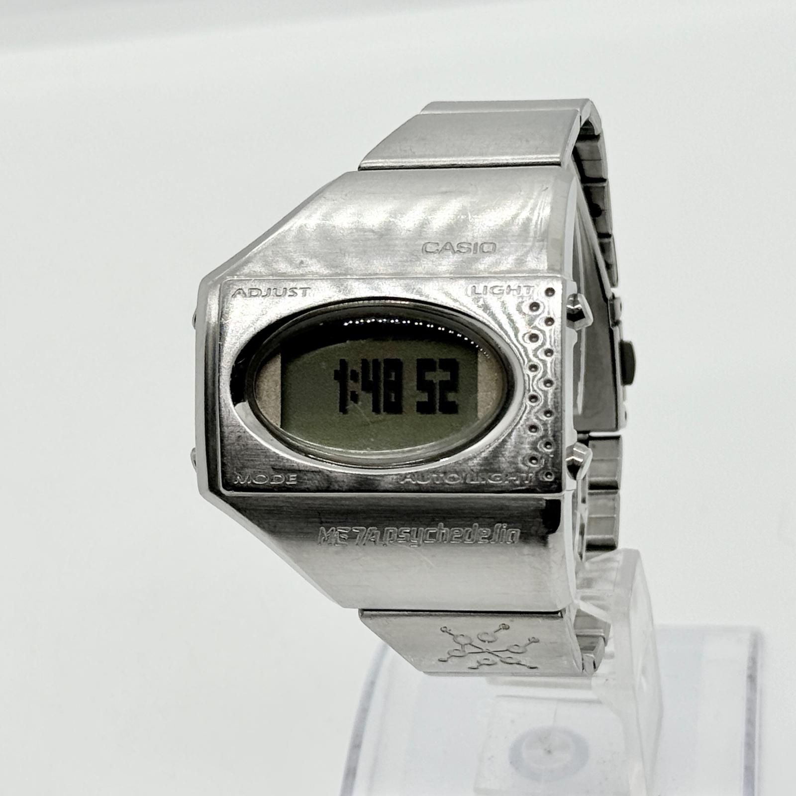 CASIO カシオ META PSYCHEDELIA ヴィンテージ デジタル文字盤 ME-100 