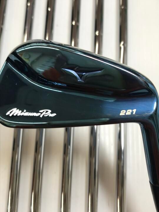 ミズノ　Mizuno Pro 221 Limited Blue Edition　ﾀﾞｲﾅﾐｯｸｺﾞｰﾙﾄﾞ ﾂｱｰｲｼｭｰ for Mizuno　S200フレックス　アイアンセット　中古【最短即日発送】