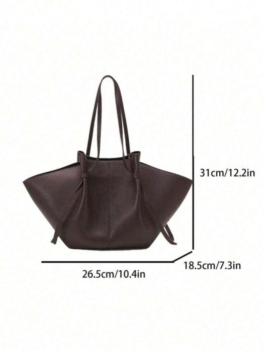 バッグ レディース トートバッグ ファッショナブルな大容量台形デザインロック付き レディースショルダーバッグ、高級PUレザーハンドバッグ、高品質アームバッグ