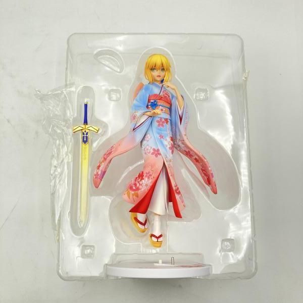 中古】アニプレックス セイバー 晴着Ver. 1/7 ANIPLEX+限定 /Fate/stay