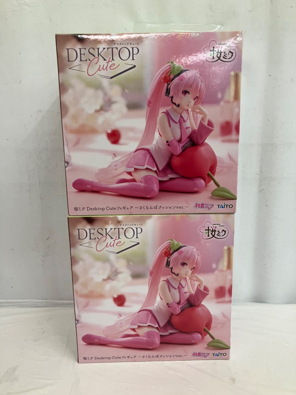 未開封 初音ミク 桜ミク Desktop Cute フィギュア さくらんぼ 