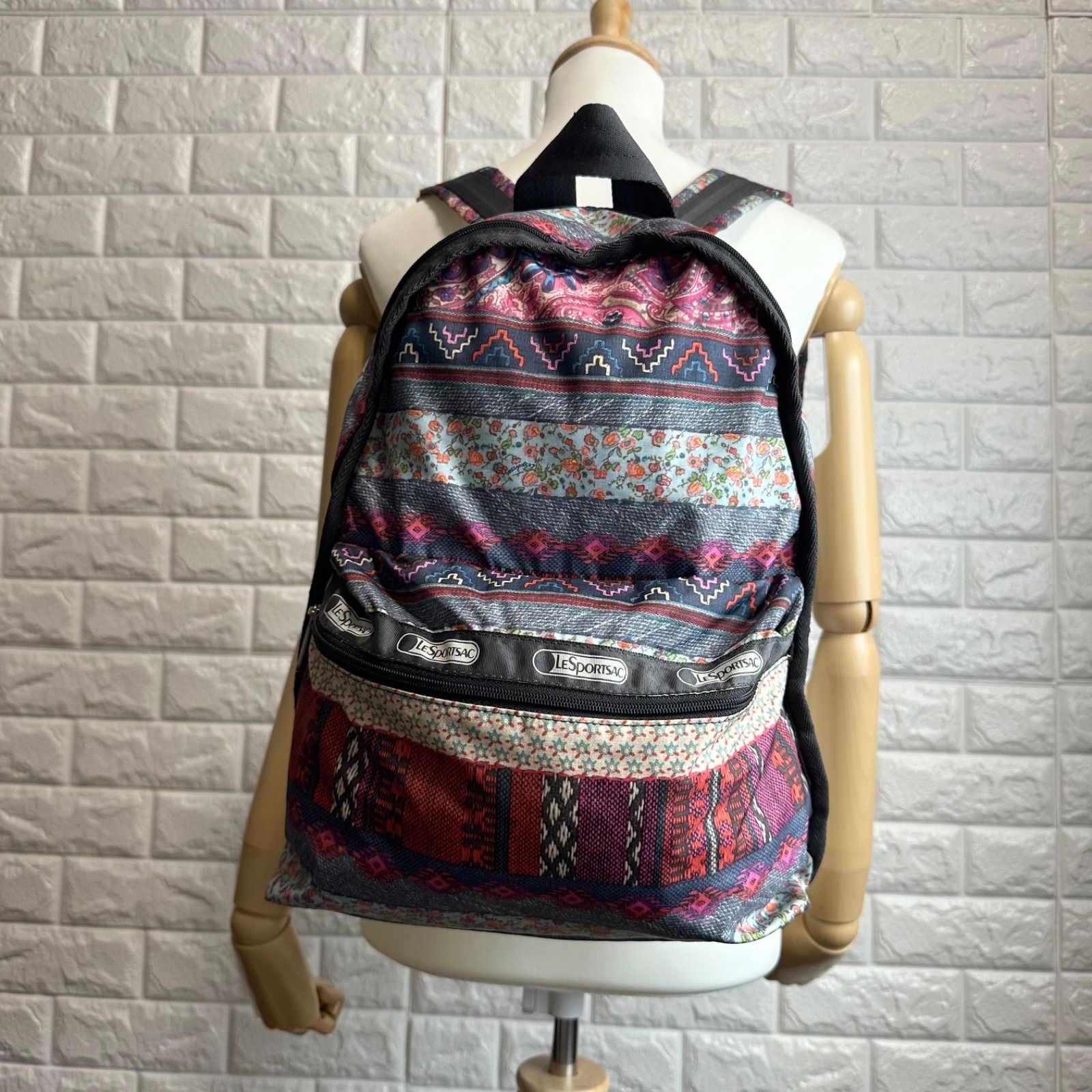 B5478】 LESPORTSAC レスポートサック バックパック リュックサック 