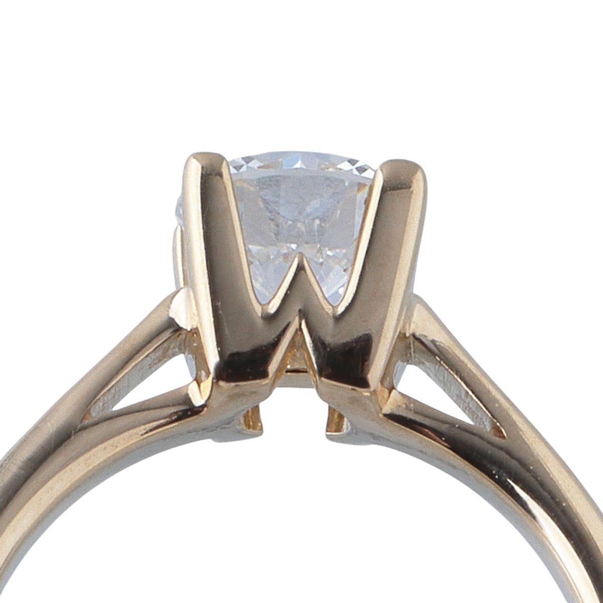 ハリーウィンストン ダイヤ ペンダント HWリング チャーム AU750YG 新品仕上げ済 HARRY WINSTON【26024】