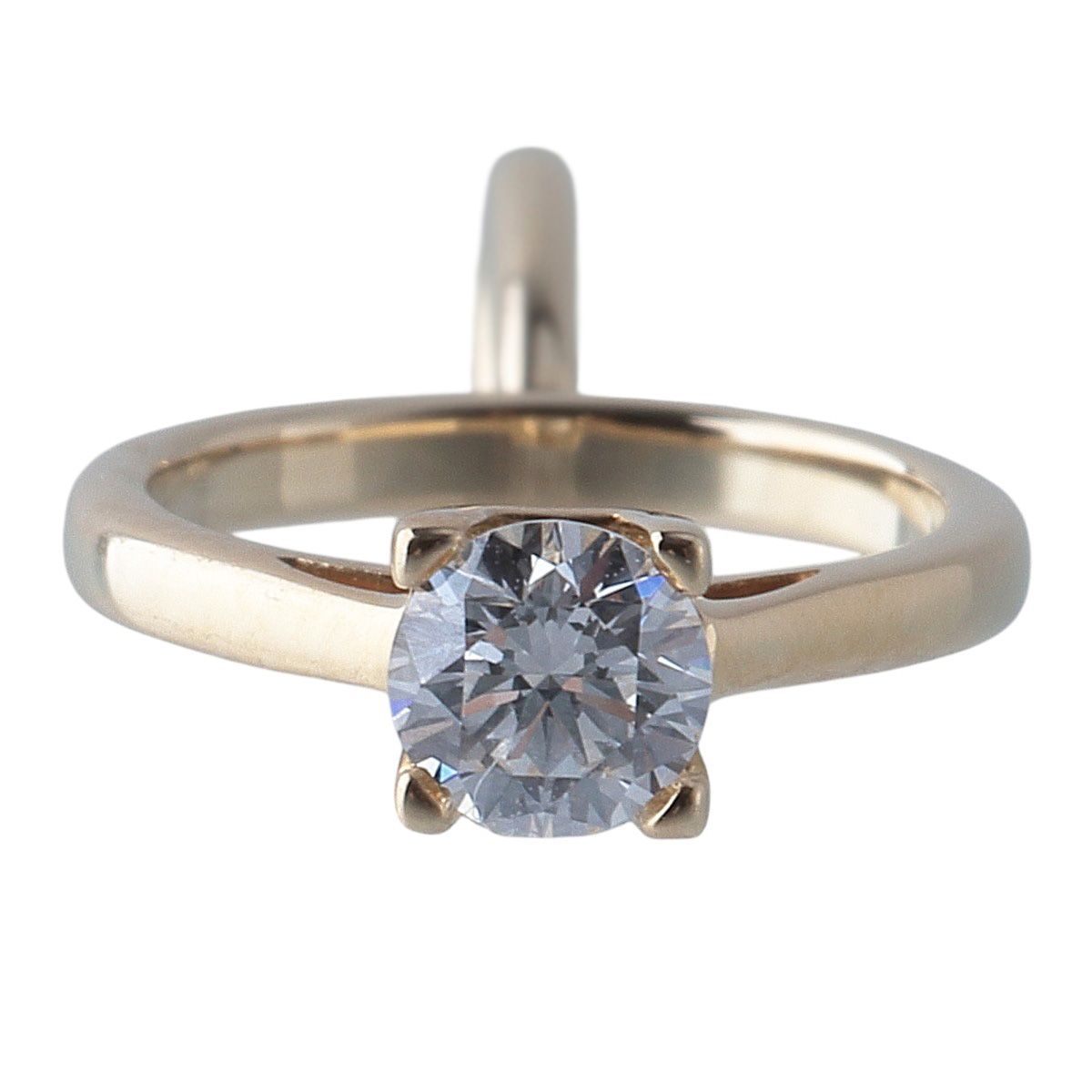 ハリーウィンストン ダイヤ ペンダント HWリング チャーム AU750YG 新品仕上げ済 HARRY WINSTON【26024】