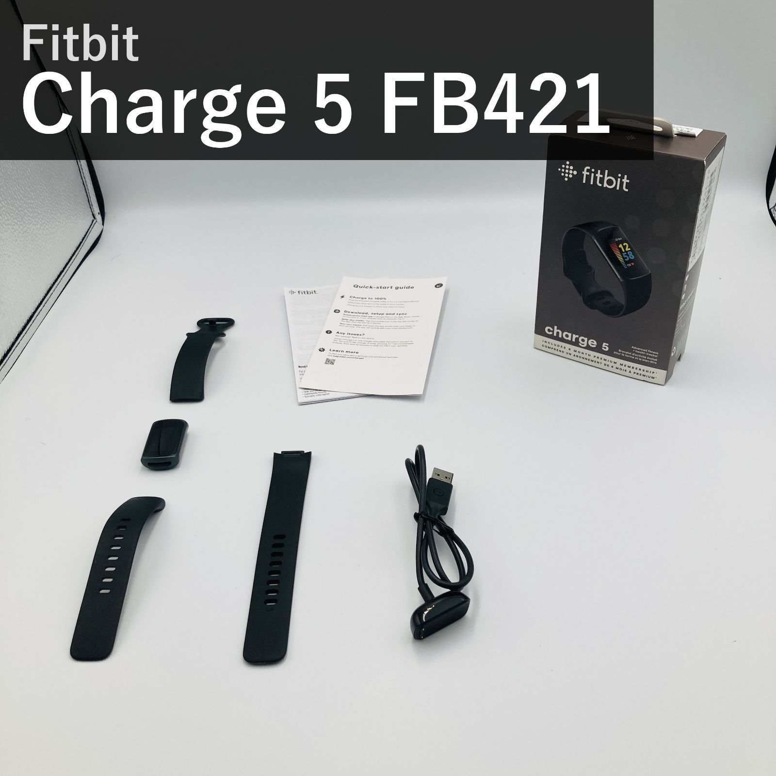 Fitbit Charge 5 フィットビット チャージ5 FB421BKBK-FRCJK ブラック